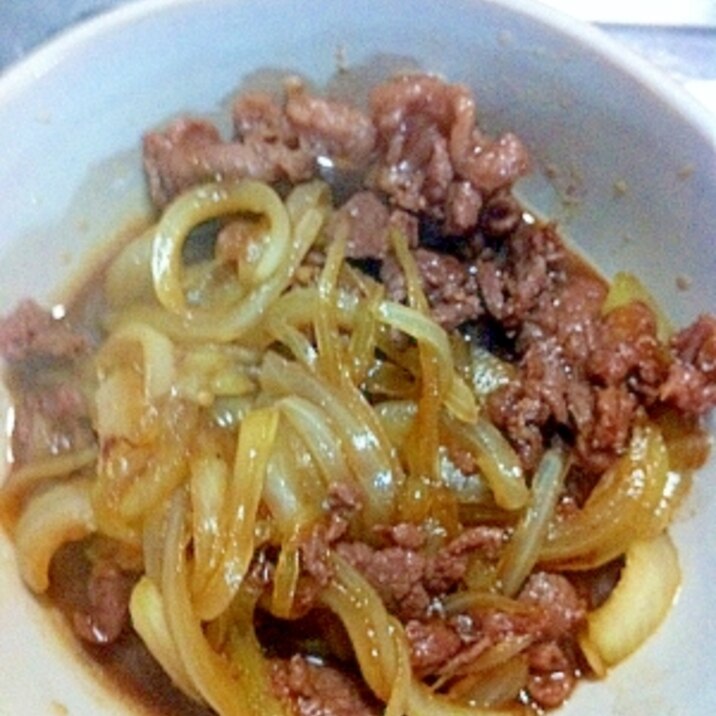 肉うどんや牛卵とじ丼などに最適?牛肉の甘辛煮